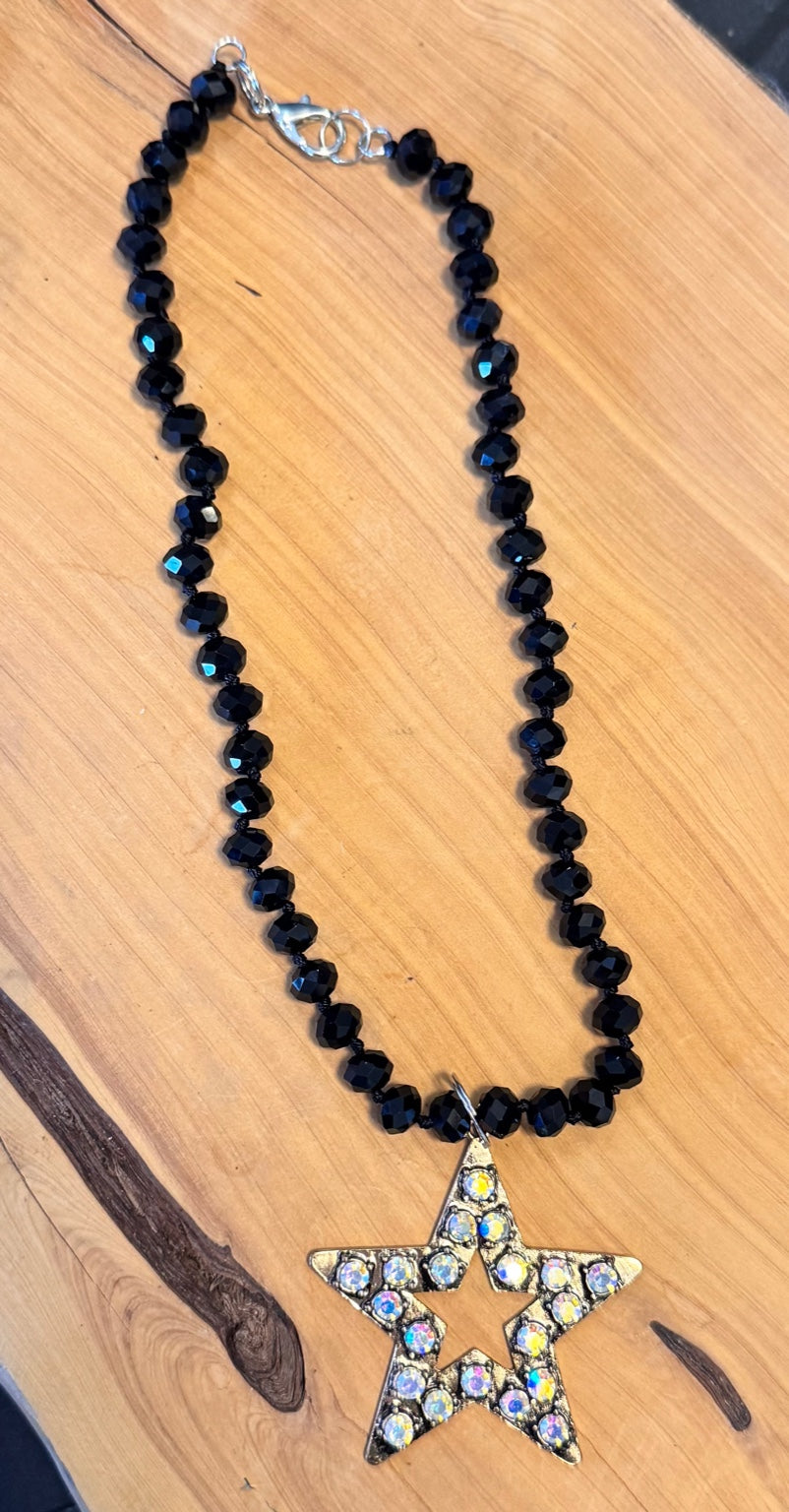 Iridescent Prairie Pearl Statement Necklace