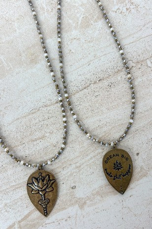 Dream Big Necklace In Bronze