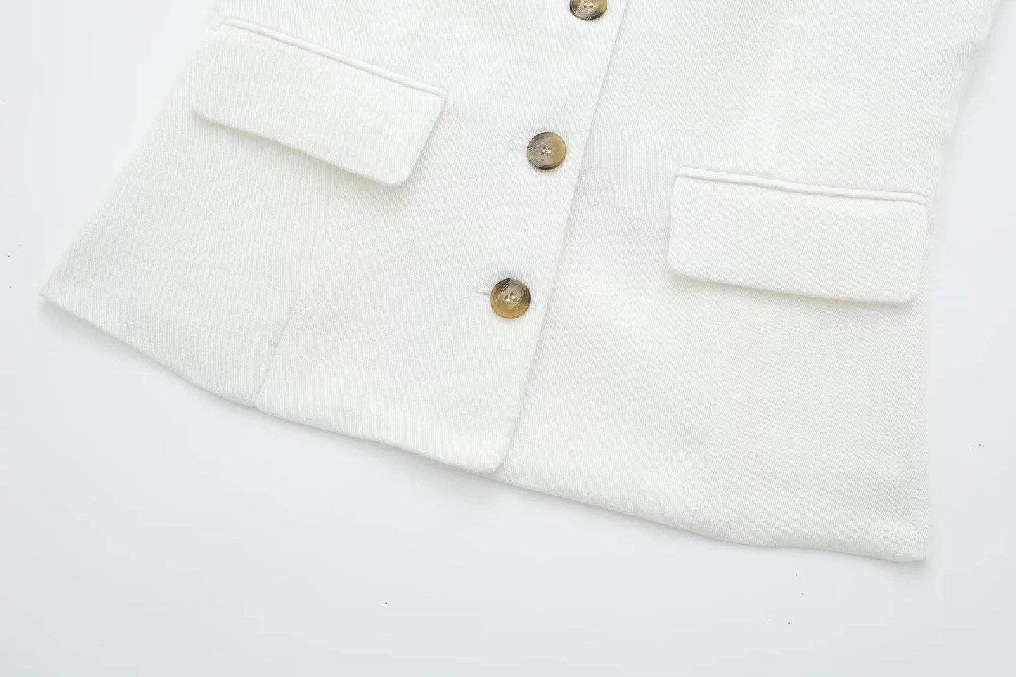 Halterneck Vest White