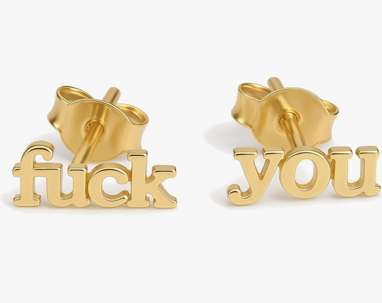 FU earrings