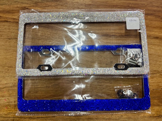 Bling License Plate