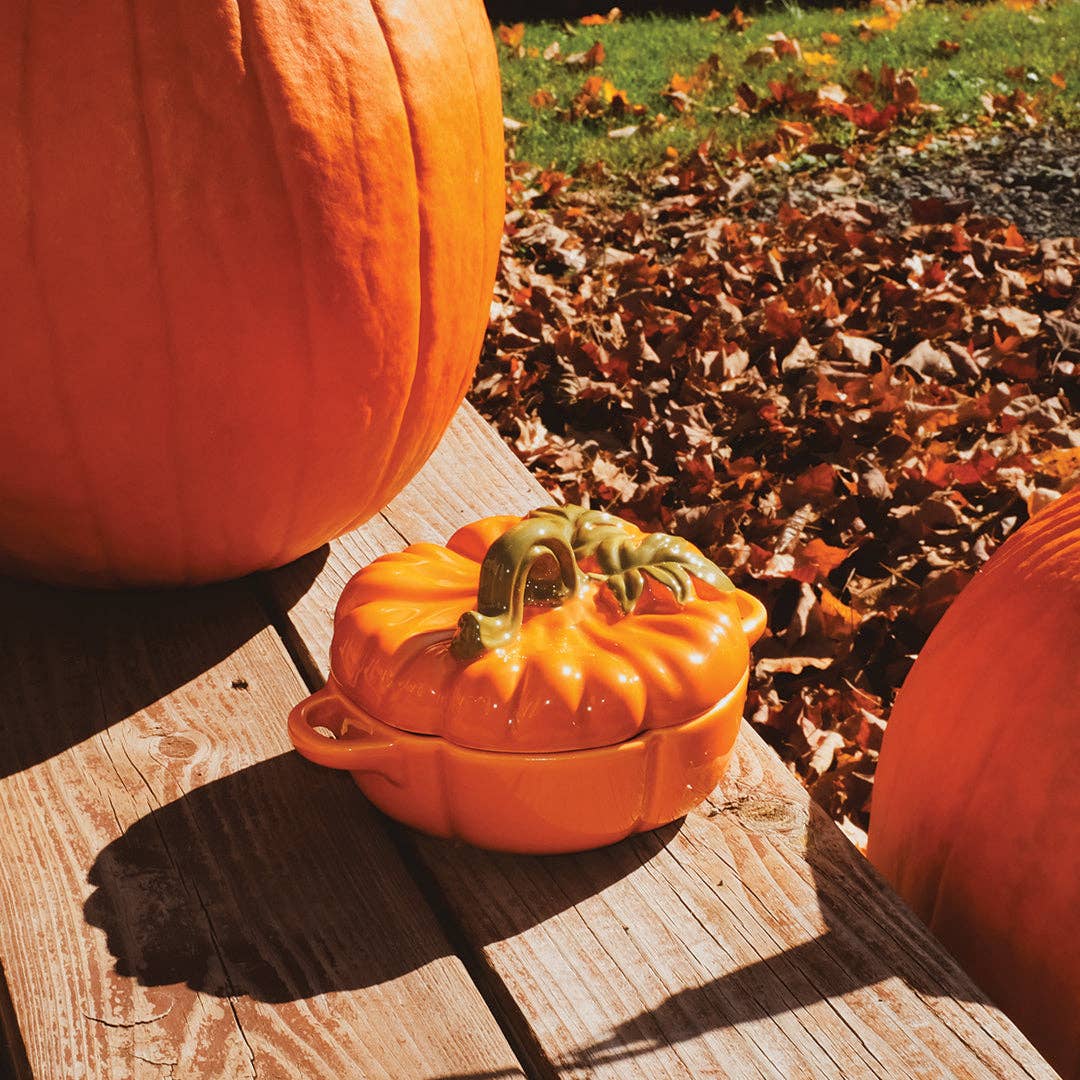 Figural Pumpkin Brie Baker