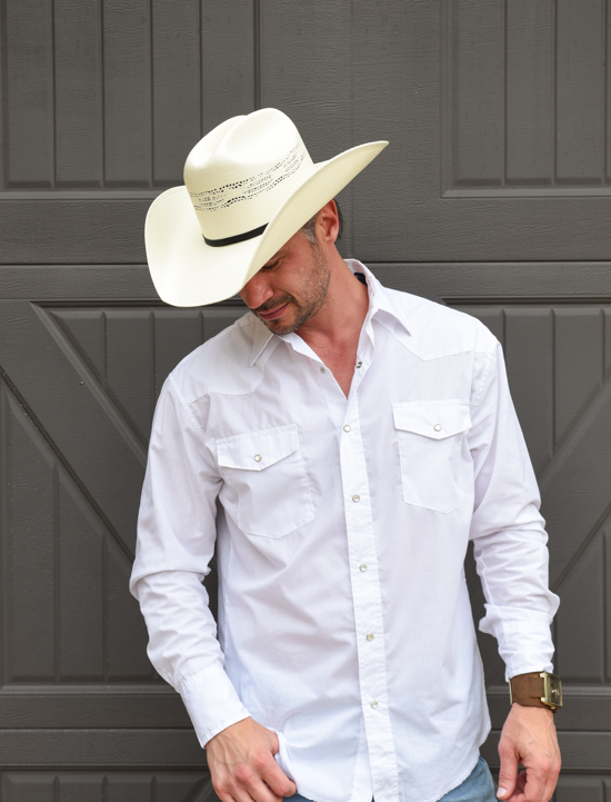 Bangora Straw Western Cowboy Hat