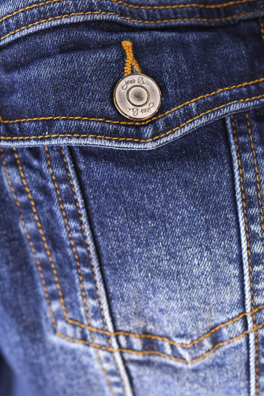 Jordan Ruffle Denim Vest