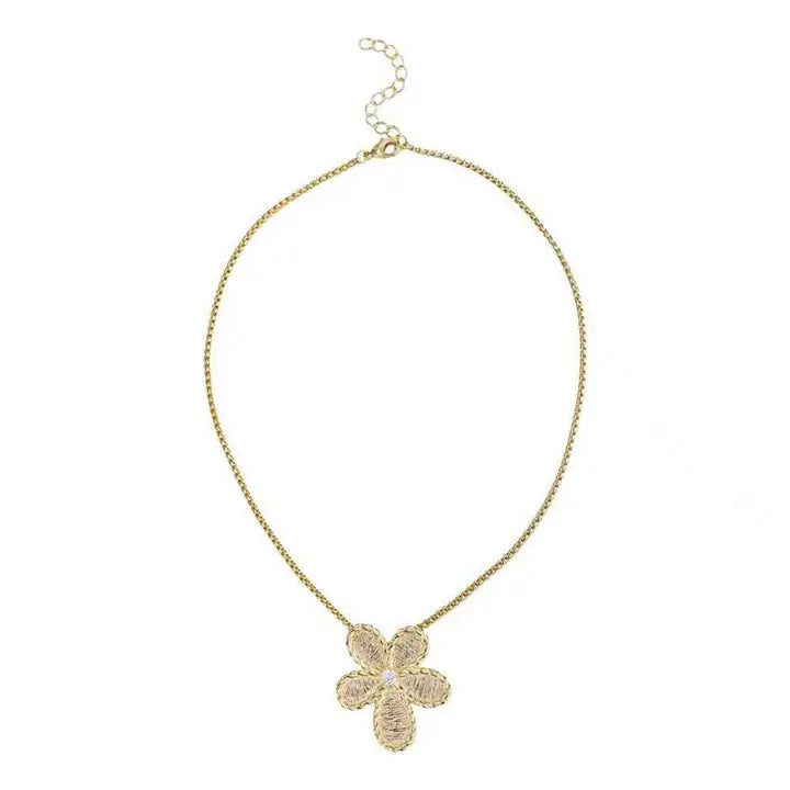 Gold Flower Necklace