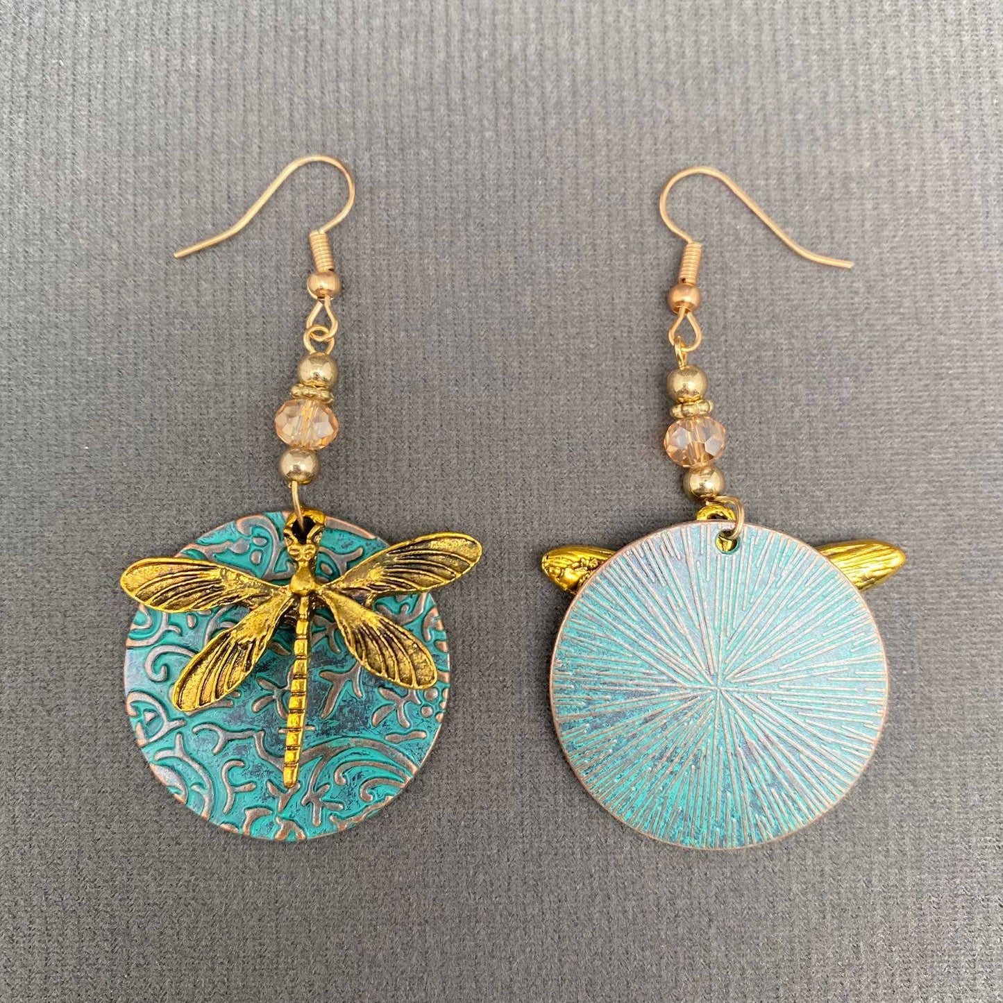 Dragonfly Dangle Earrings