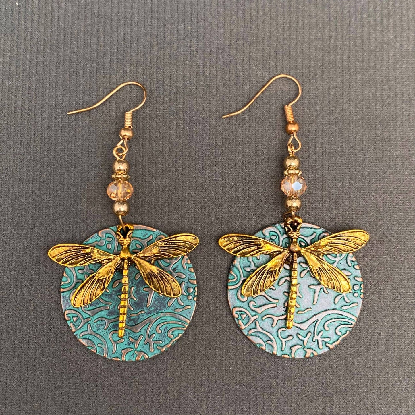 Dragonfly Dangle Earrings