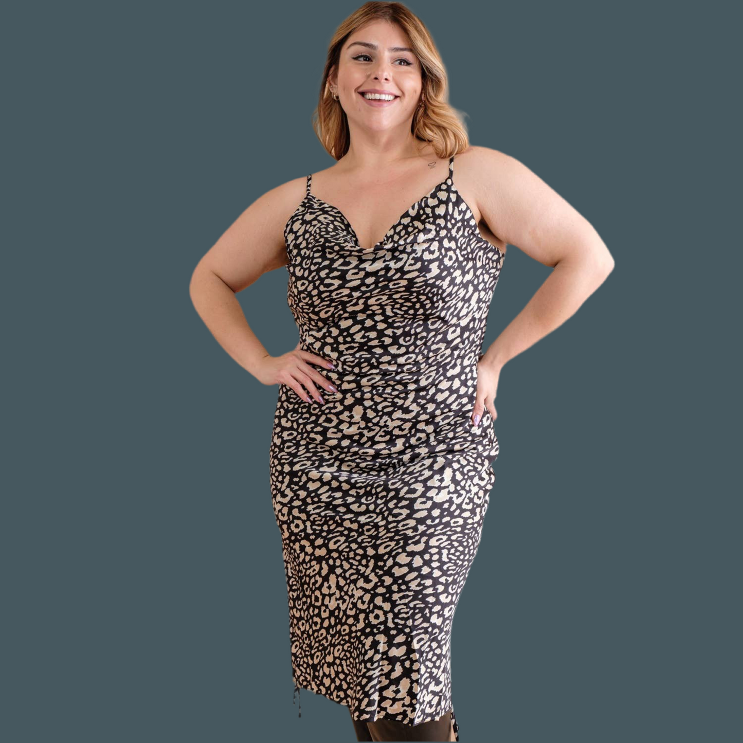 Wild at the Rodeo Leopard Dress