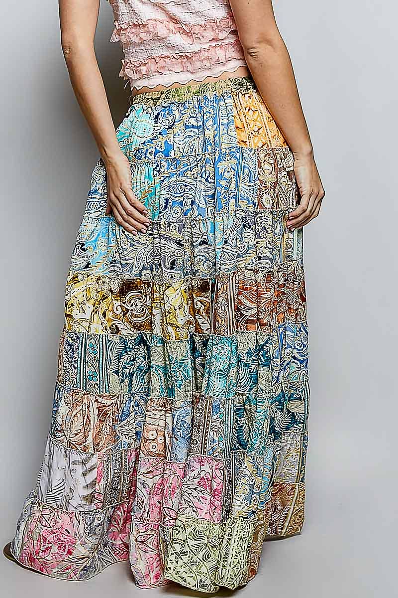 Boho Ruffle Skirt