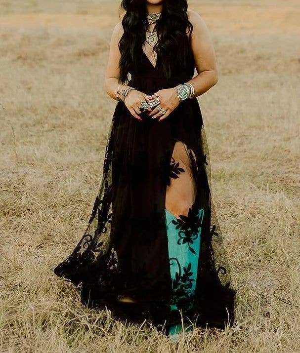 Southern Country Cowgirl Coachella Dress