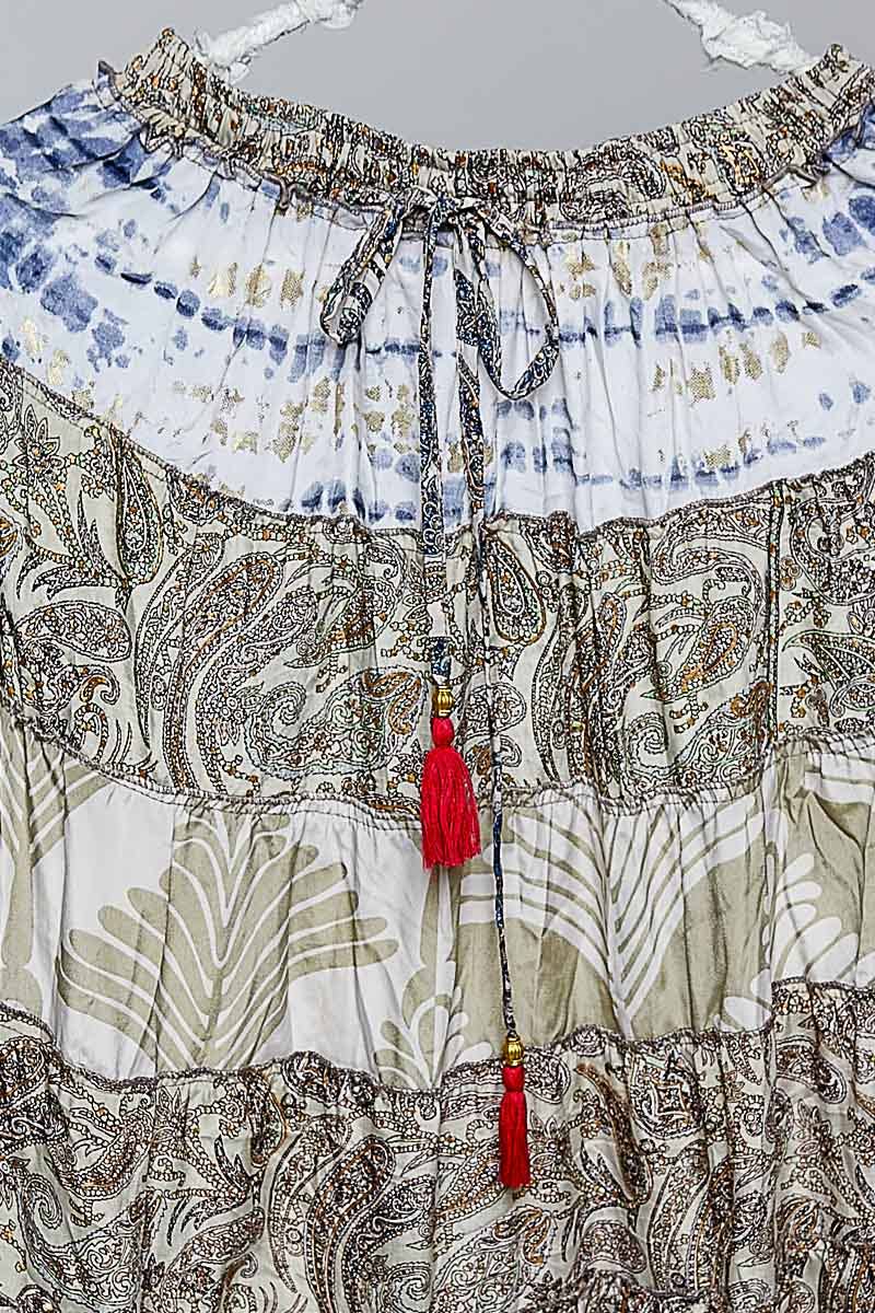 Boho Ruffle Skirt