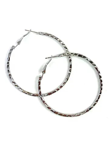 Silver Hoop Earrings