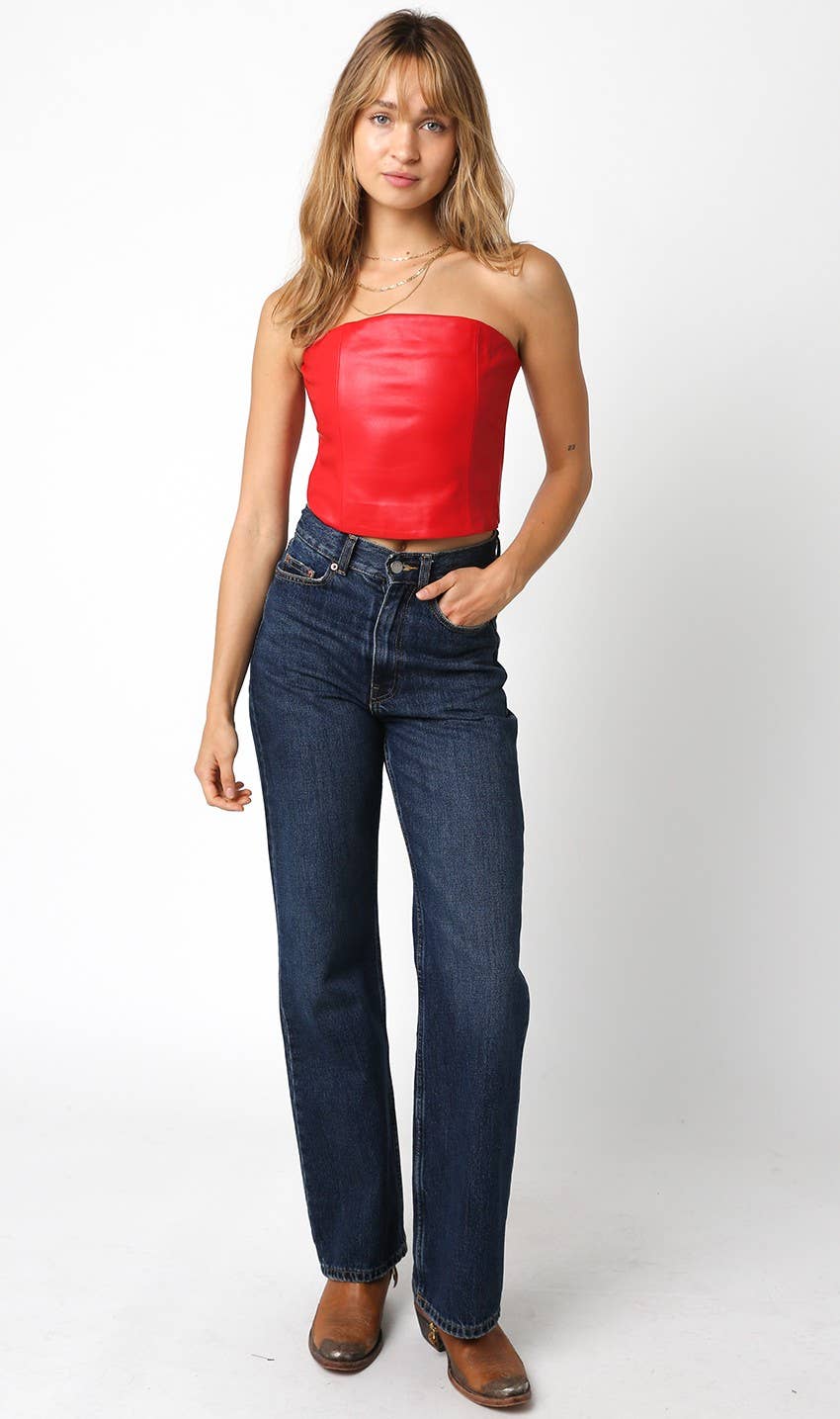 Willow Tube Top Red
