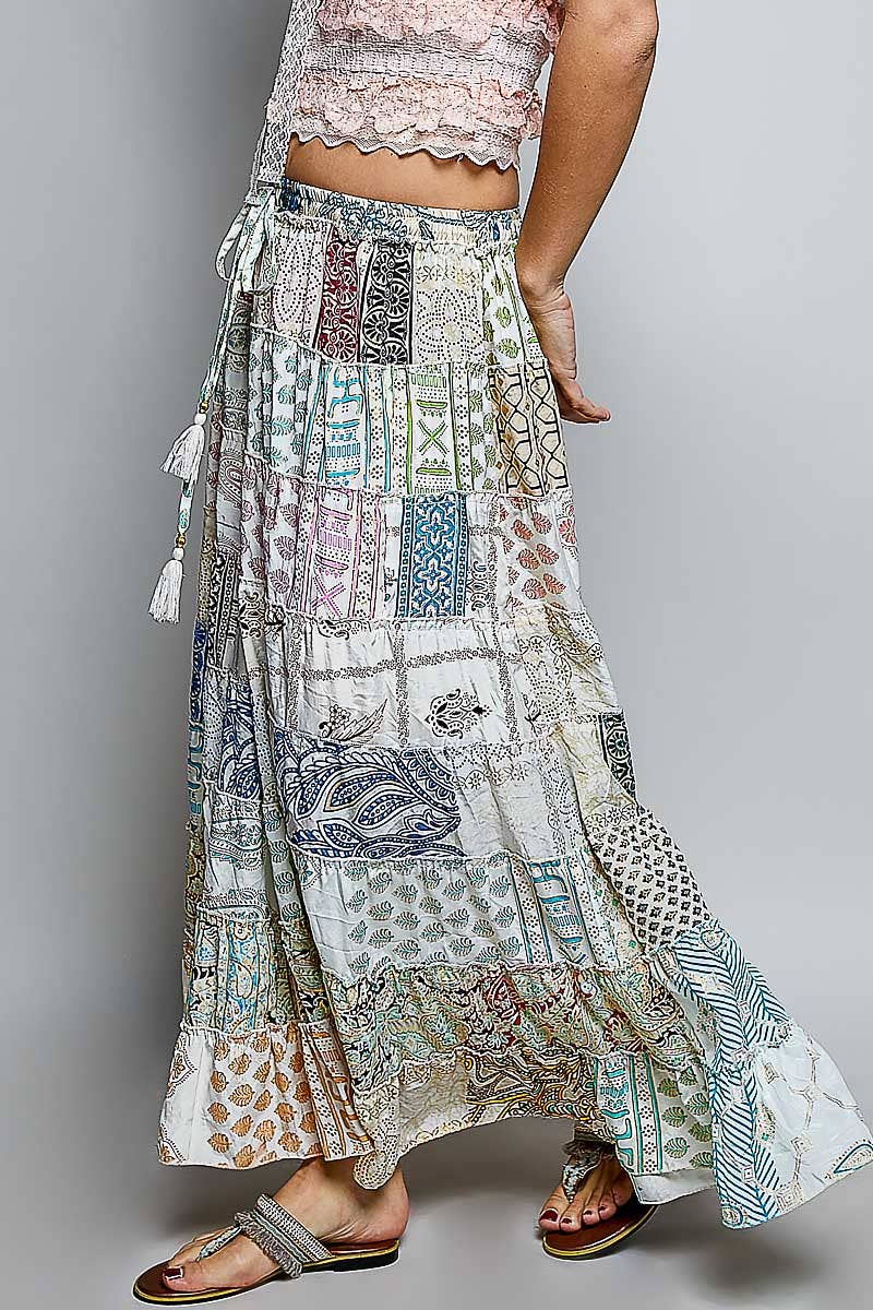 Boho Ruffle Skirt