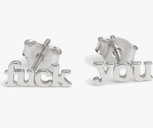 FU earrings