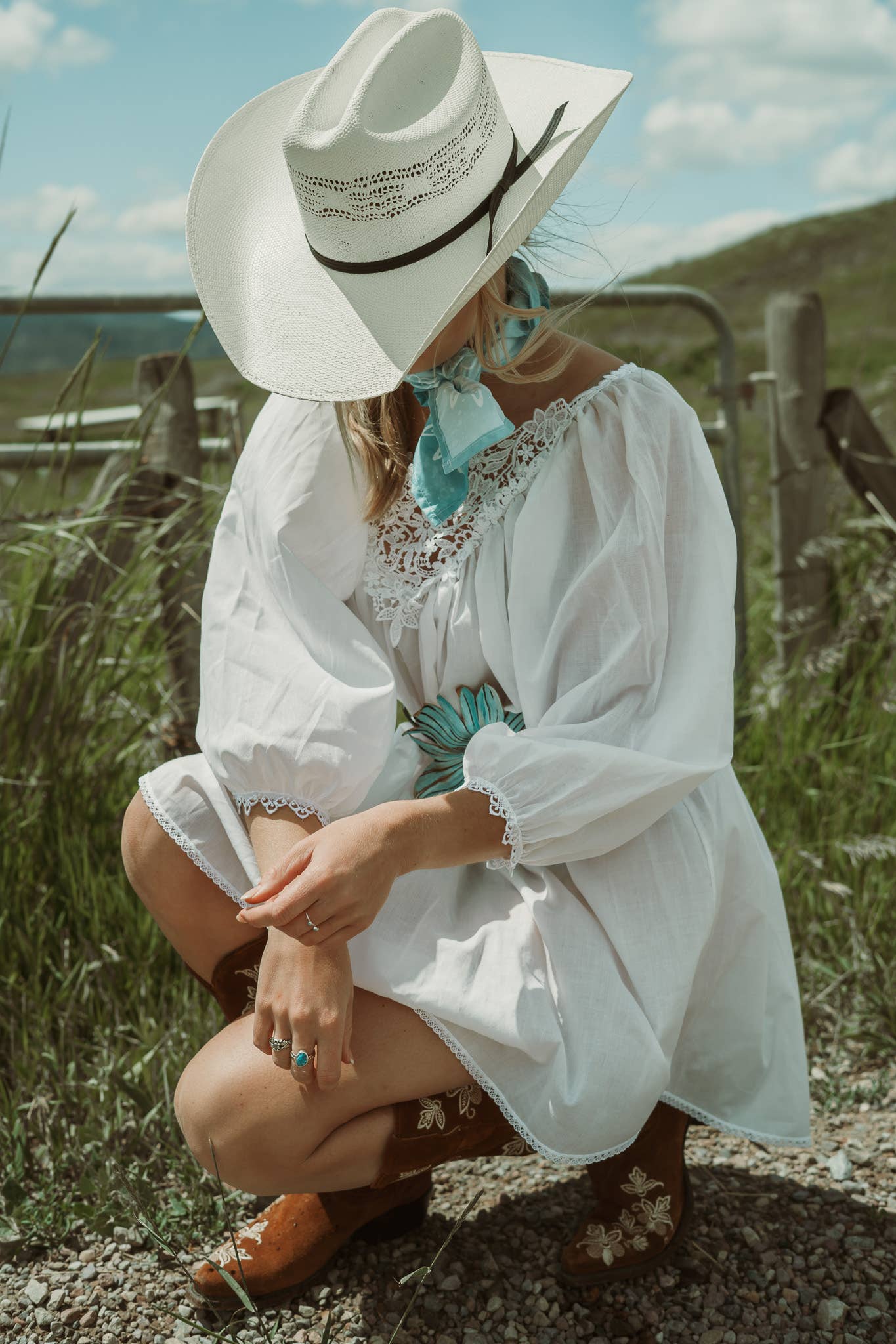 Bangora Straw Western Cowboy Hat