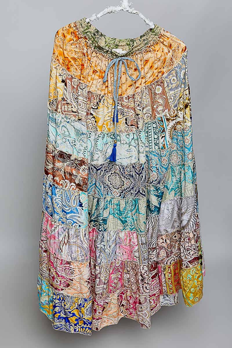 Boho Ruffle Skirt