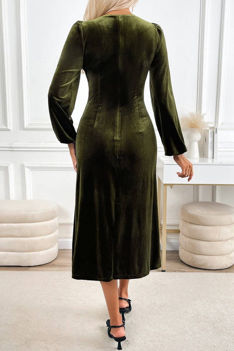 Velvet Midi - Darkgreen