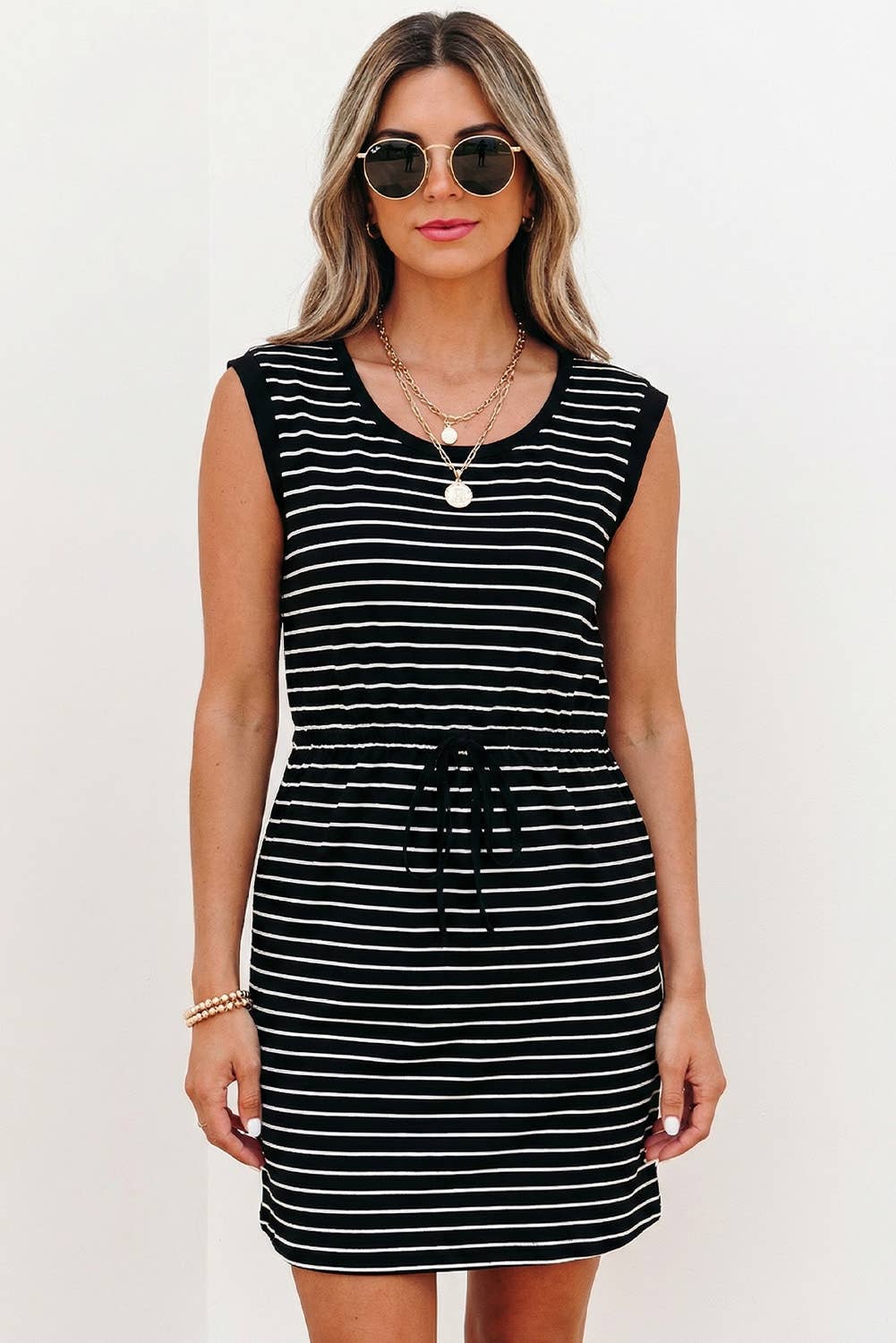 Tunic Mini Dress Black