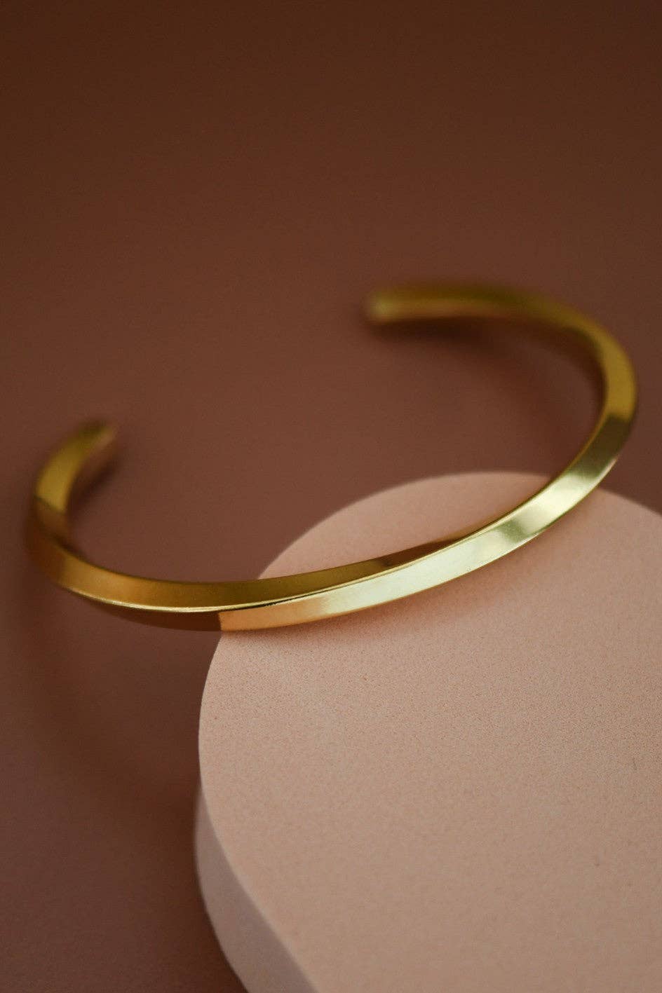 18K Gold Plated Waterproof Stainless Steel Cuff
