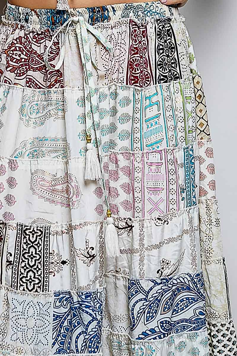 Boho Ruffle Skirt