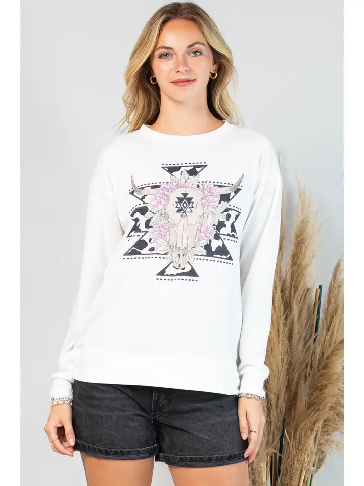 Longhorn Graphic Sweatshirt