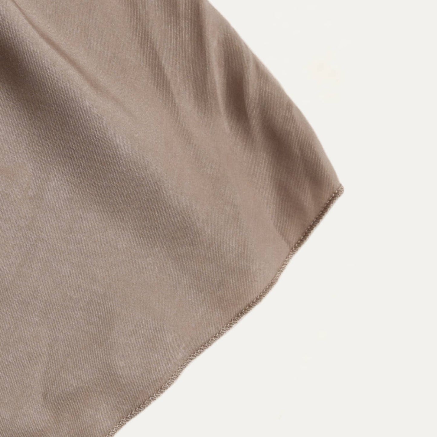 Taupe High-Waisted Maxi Skirt