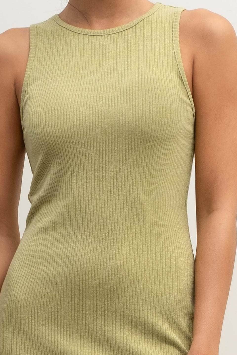 Tank Midi Dress Olive