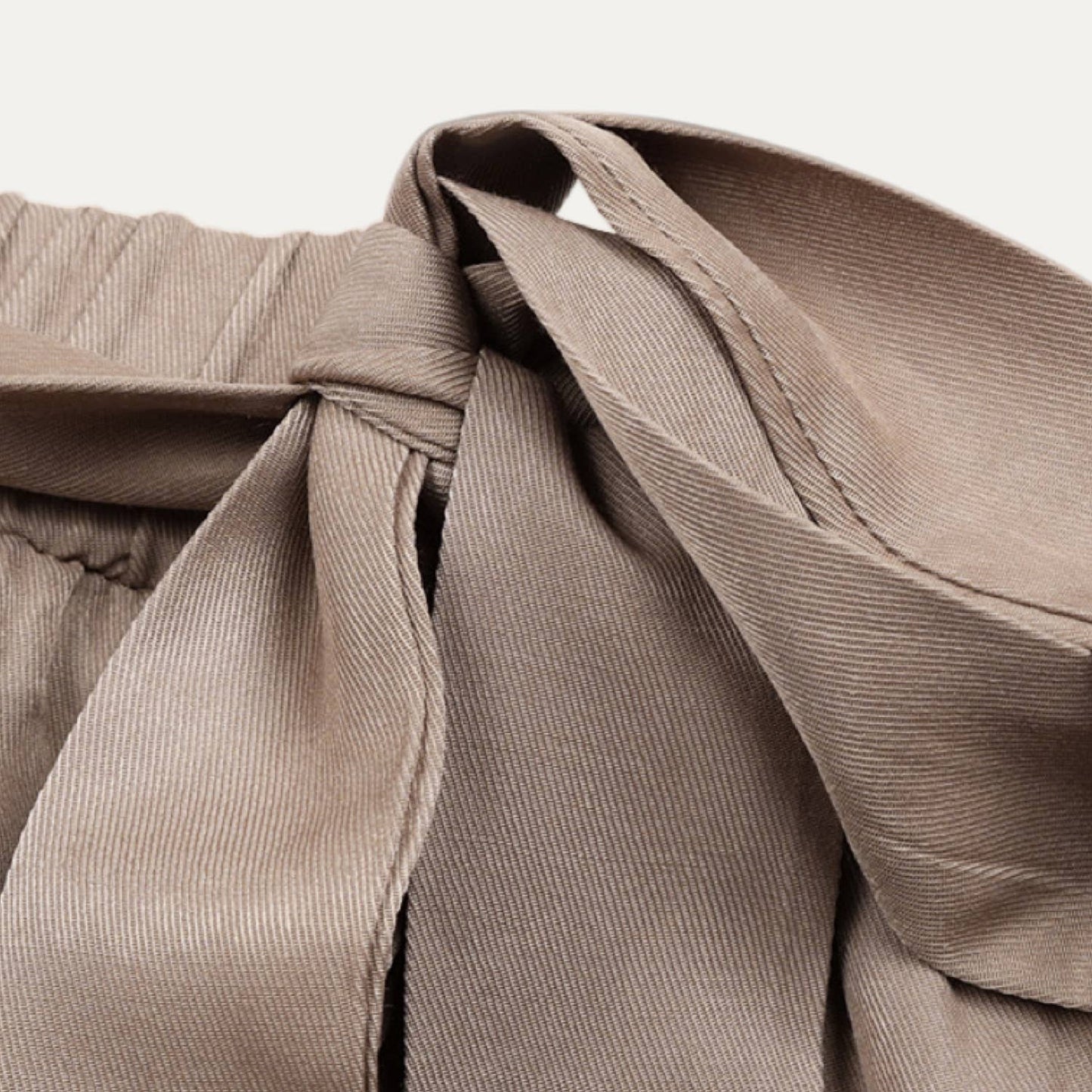 Taupe High-Waisted Maxi Skirt