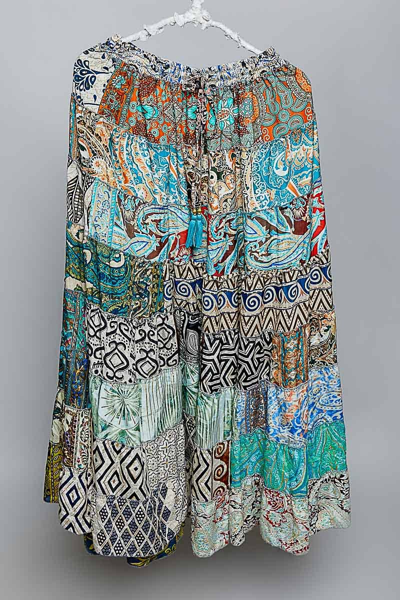 Boho Ruffle Skirt