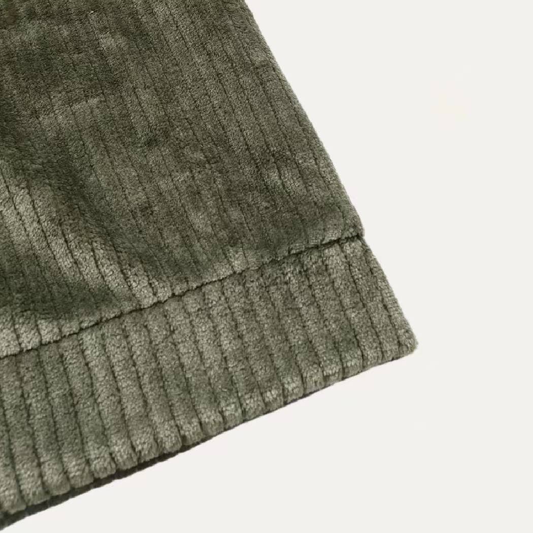 Olive Green Teddy Jacket