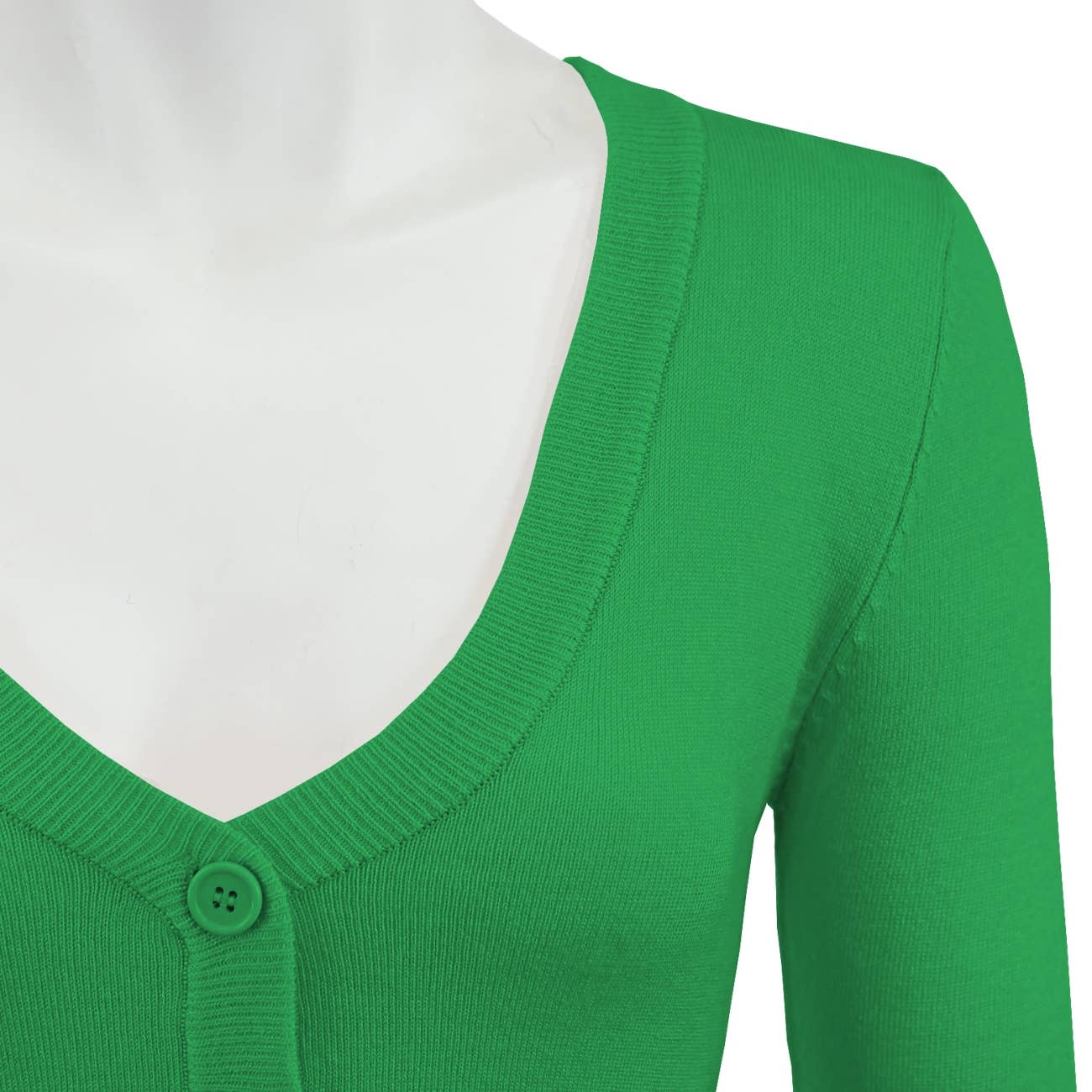 Cardigan Sweater Kelly Green