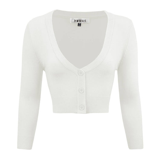Cardigan Sweater White