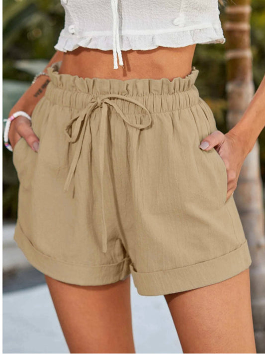 Casual Fashion Shorts: Tan