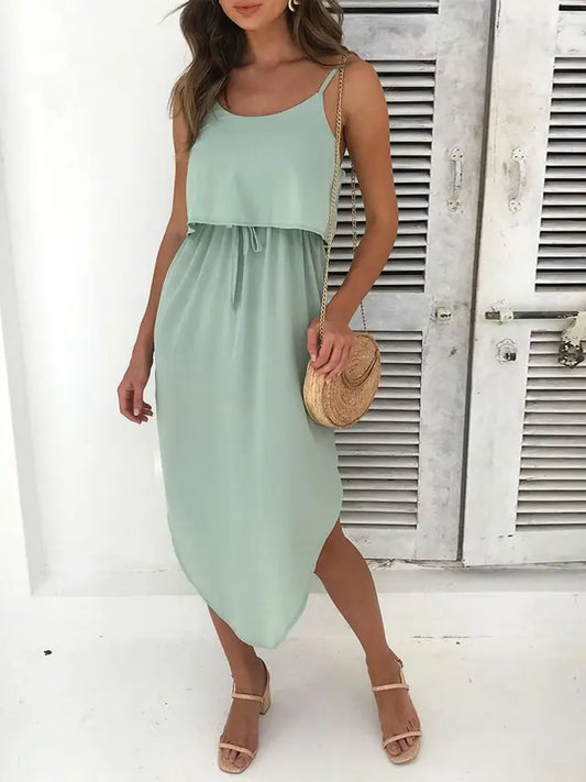 Casual High Waisted Dress