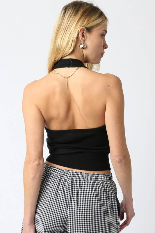 Knit Halter Top