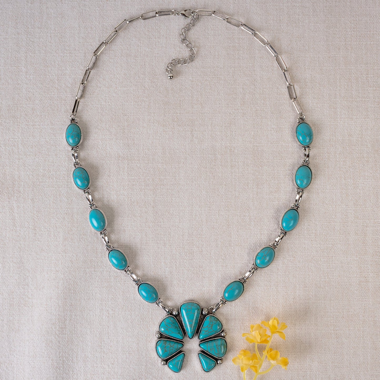 Silver Squash Blossom Necklace