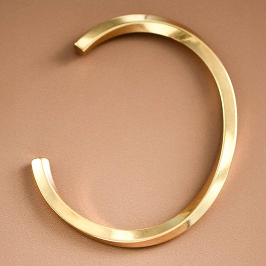 18K Gold Plated Waterproof Stainless Steel Cuff