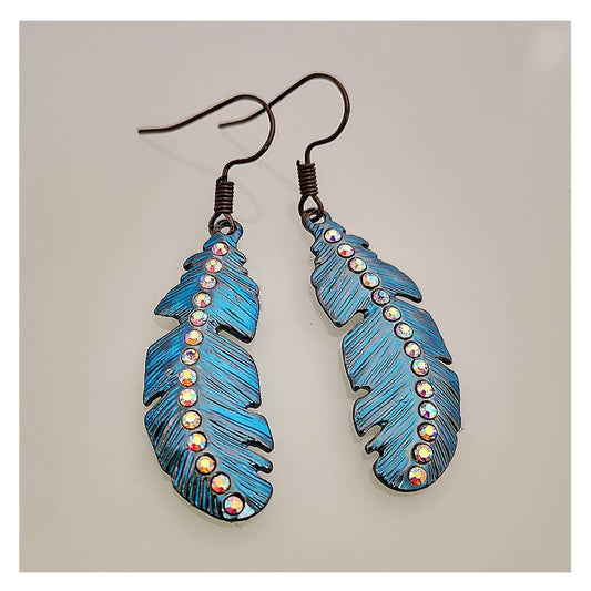 Vintage Feather Earrings
