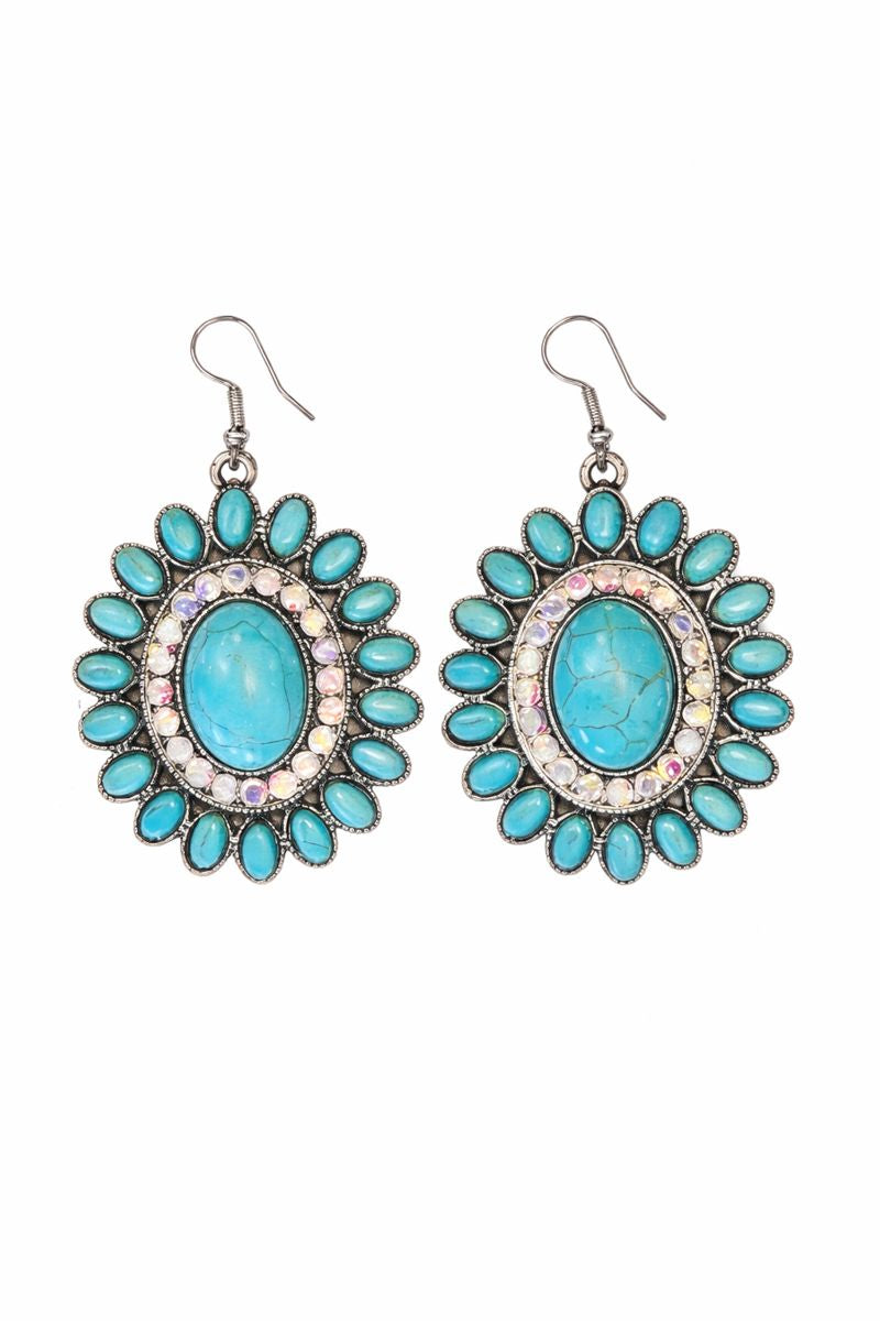 Desert Bloom Turquoise Earrings