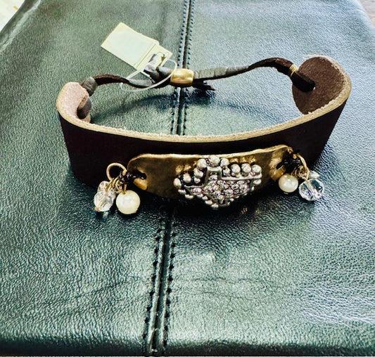 TX Leather Braclet