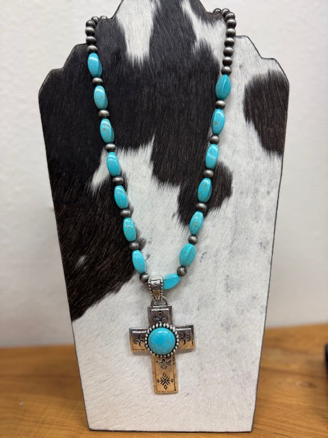 Western Turquoise Western Cross