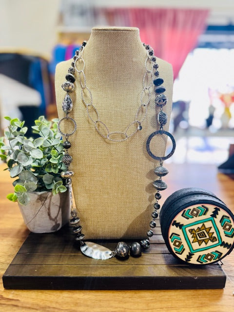 Western Antique Silver Necklace