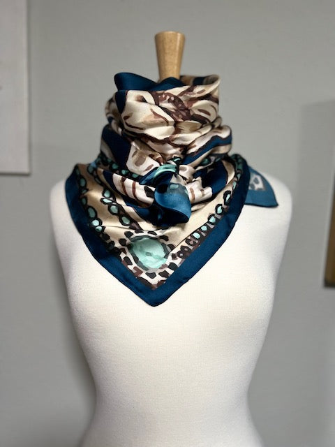 Wild Rag Navy/Tan