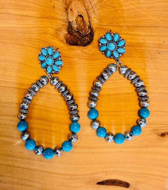 Western Luxe Turquoise Drops