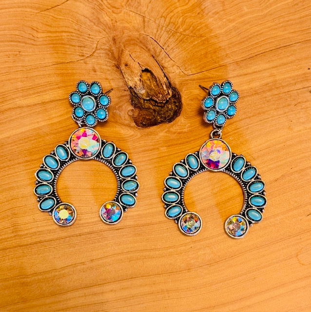 Desert Moon Turquoise Earrings