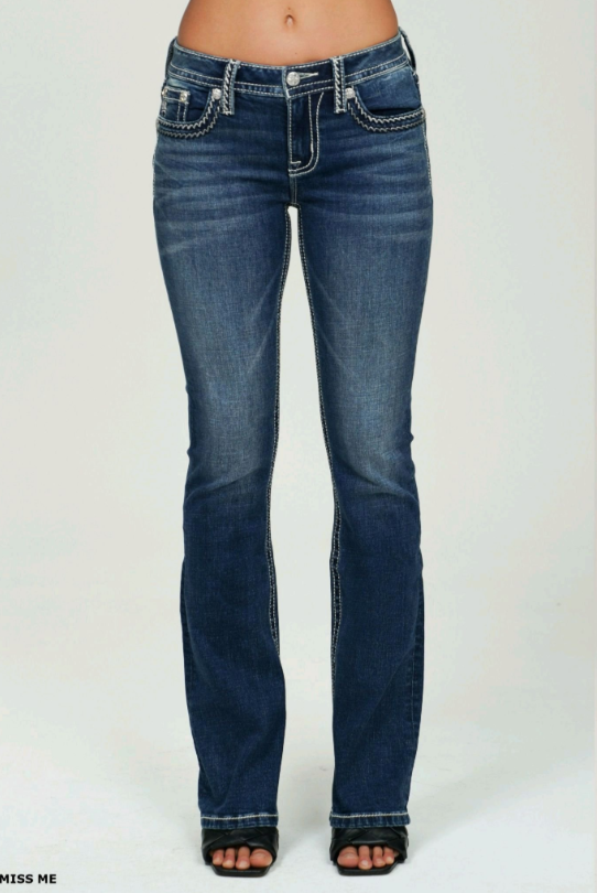 Miss Me 32" MidRise Boot Dark