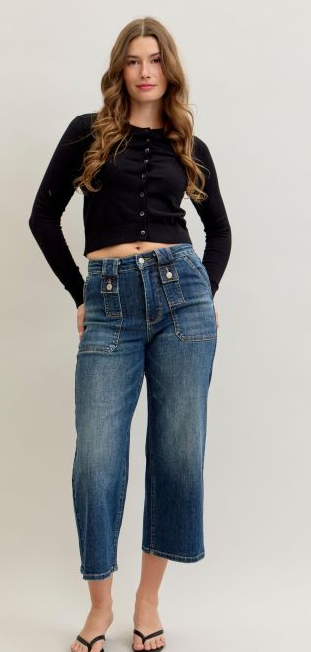 JB Wide Crop Calf Length