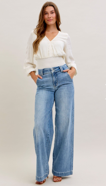 JB Wide Leg Lt Denim