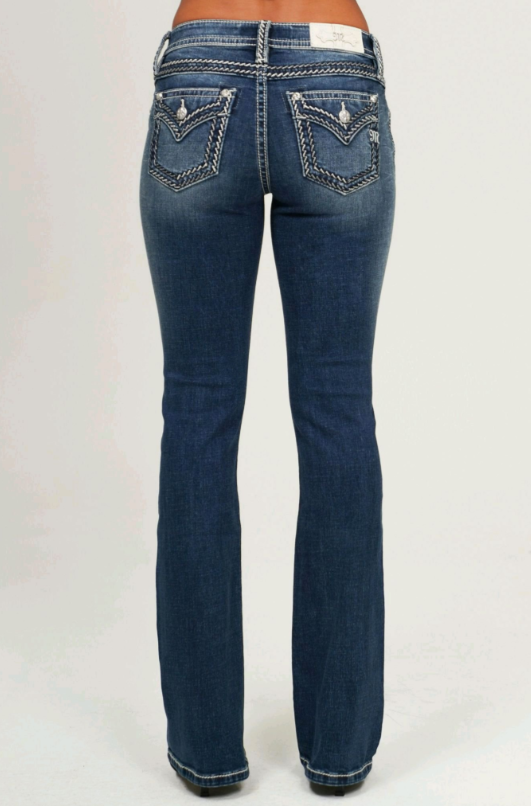 Miss Me 32" MidRise Boot Dark